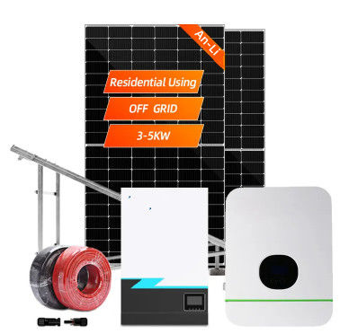 Systemy energii słonecznej 3KW 5KW 10KW 20KW 30KW System paneli słonecznych hybrydowych
