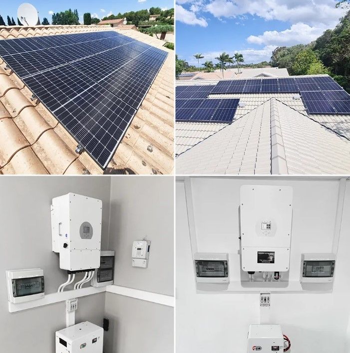 Przechowywanie 10000W System energii słonecznej 120v 240v Faza podzielona 8KW 10KW 20KW 30KW 50KW System energii słonecznej 10 Kw Hybrid
