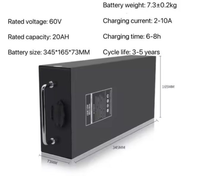 60v 20ah 30ah 35ah 40ah 50ah Motocykle Baterie litowo-jonowe dla skuterów elektrycznych
