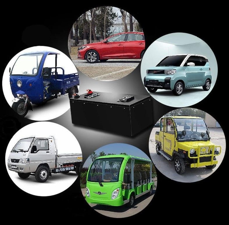 48V 100Ah LiFePO4 Litium Battery 3000+ Deep Cycle With BMS Backup Power For E Tricycle Electric Car