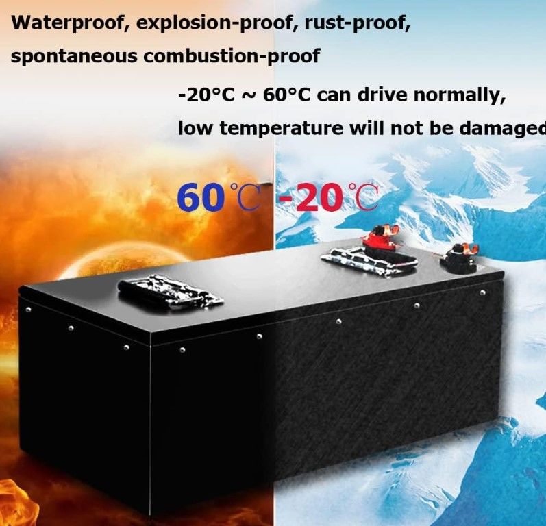 48V 100Ah LiFePO4 Litium Battery 3000+ Deep Cycle With BMS Backup Power For E Tricycle Electric Car