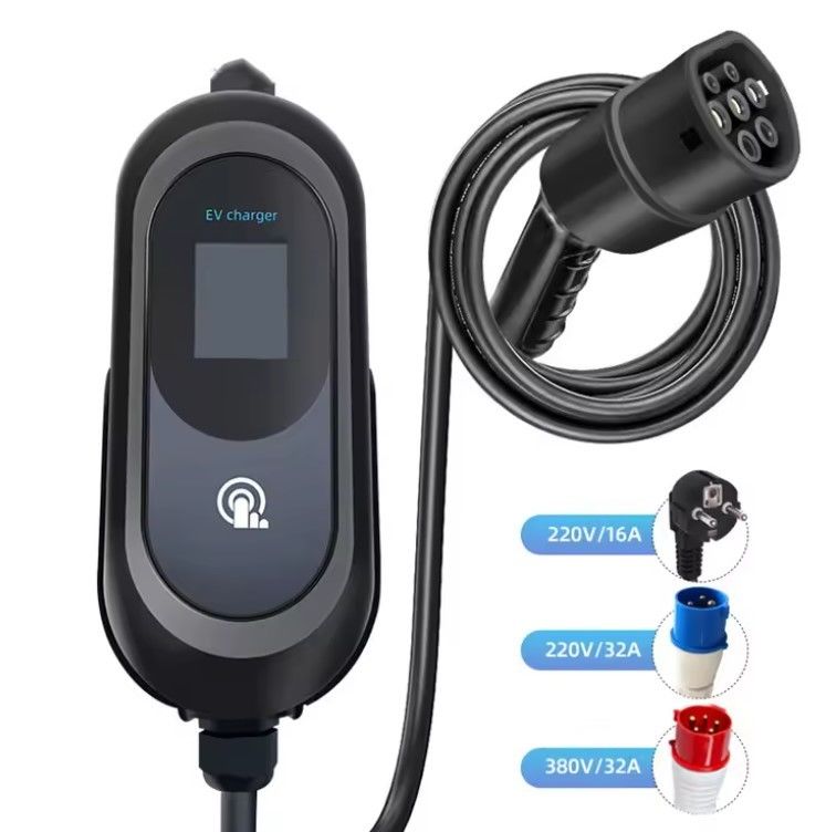 Smart Fast Weatherproof Outdoor Portable EV Car AC Ładowanie z akumulatorem Stacje ładowania na ścianie